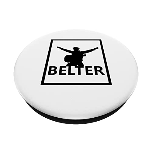 She's a Belter Scottish inspired Music Merchandise PopSockets Swappable PopGrip, Black - Image 2