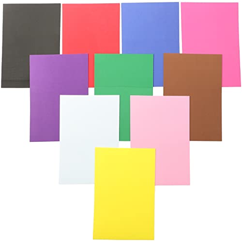 SUPVOX 10PCS EVA Foam Sheet Thicken A4 Handicraft Sponge Form Sheets Craft Foamfor Handicraft Decoration