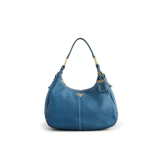 Shopbop Archive Women's Pre-Loved Prada Shoulder Bag, Leather, Blue, One Size