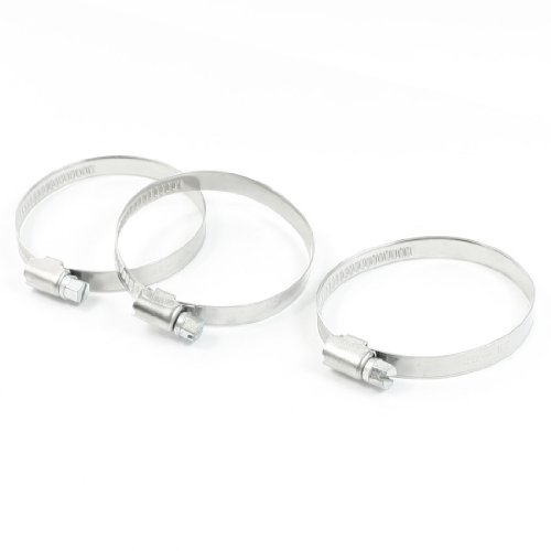 Aexit 3 Pcs Clamps Universal Hardware Parts 12mm Wide Hose Pipe Fastener 40-63mm Strap Clamps Clamp Hoop