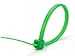 Secure Secure 4 Inch Green 18 lb Miniature Nylon Zip Tie - 100 Pack