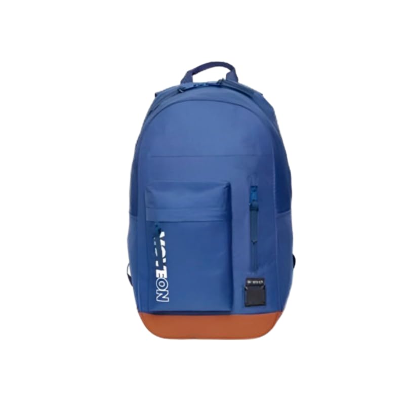 Mochila Unissex Juvenil Cores Escolar Passeio Viagem (Azul-Escuro)