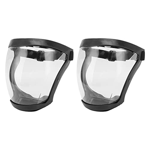 Capa Protetora Protetora para o Rosto, 2 Peças Capa Protetora Transparente Antiembaçante Protetor Fa