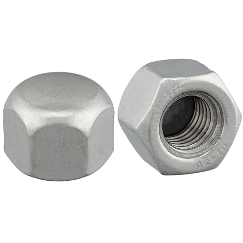 Écrous borgnes forme basse DIN 917 M4 acier inoxydable anti-blessure