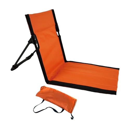 Harilla Klappstuhl mit Rückenlehne, Campingstuhl Strandmatte mit...