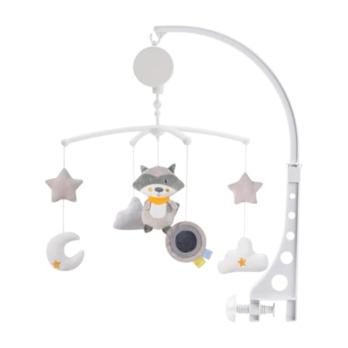 Support musical universel et moulin à vent pour lit bébé avec sons apaisants