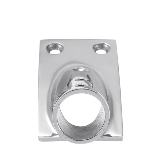Pasamanos marino de acero inoxidable 316 con base rectangular de 30 grados 4