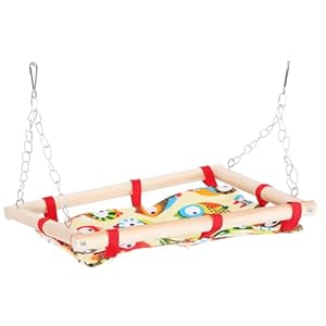 BESPORTBLE Parrot Hammock Small Pet Hammock Funny Bird Toy Gecko Hammock Bearded Dragon Hammock Parrot Toys Swing Hanging Guinea Pig Hammock Bird Swing Bed Rest Mat Canvas Long Tail
