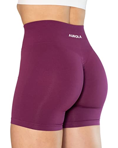 Image of AUROLA Intensify Workout Shorts for Women Seamless Scrunch Short Gym Yoga Running Sport Active Exercise Fitness Shorts