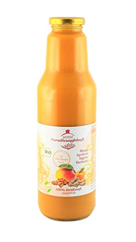 Mango-Aprikose-Ingwer-Kurkuma Smoothie Saft 6 x 750 ml - 100% Bio Direktsaft Cover