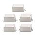 Bettomshin 5Pcs Dustproof Electronic Junction Box Plastic Enclosure Project Box with Ear for Electronic Projects ABS 2.12