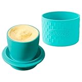 Portaburro Francese, Coccio per Conservare il Burro da Banco, Contenitore Compatto con Design del Coperchio, Piattaforma di Cottura dal Design Compatto, Griglia Resistente al Calore, Accesso