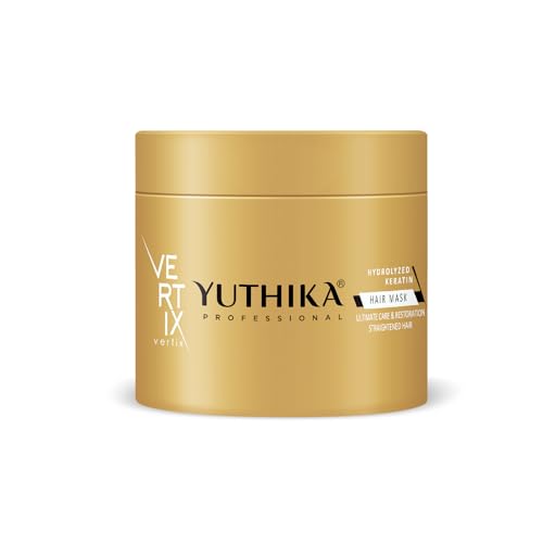 Image of Yuthika Professional Vertix Hydrolyzed Keratin Hair Mask for Women & Men (500ml), Deep Nourishment & Strengthen Dry & Damaged Hair