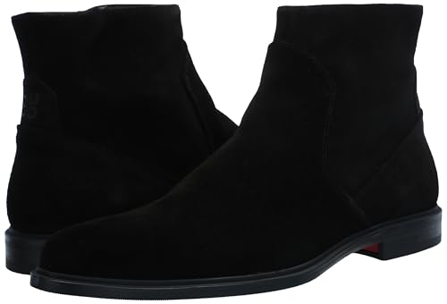 Image of HUGO Men's Suede Side Zip Chelsea Boot