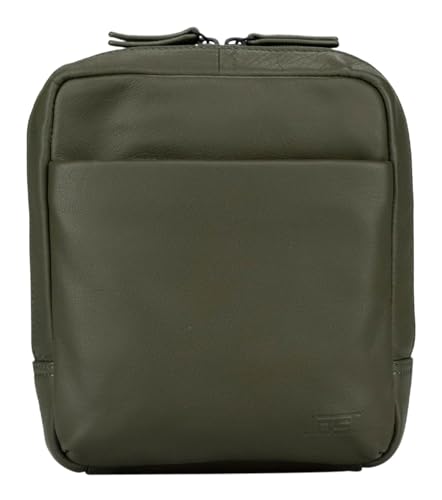 JOST sac à épaule bandoulière Tromsoe Shoulder Bag Olive en cuir véritable