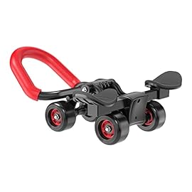Ab Roller 4 Wheels, No Noise Abdominal Abs Training Machine Equipment for Arms Waist Belly Core Workout Strength Training, Exercise Roller Wheels Home Office Gym Fitness Equipment