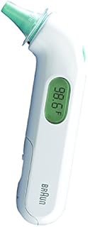 Braun Thermoscan3 Ear Thermometer for Babies, Kids, Toddlers and Adults, Display is Digital and Accurate, Thermometer for Precise Fever Tracking at Home, Reads Temperature in Seconds