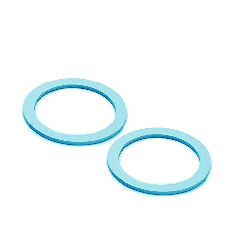 Giannina C968 - Guarnizione per caffettiere modello da 9/12 tazze, Blu, 2 Pezzi