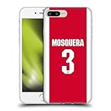 Head Case Designs Officially Licensed Arsenal FC Cristhian Mosquera 2025/26 Players Home Kit 2nd Group Gel Case [Military Grade Protection] Compatible with Apple iPhone 7 Plus/iPhone 8 Plus