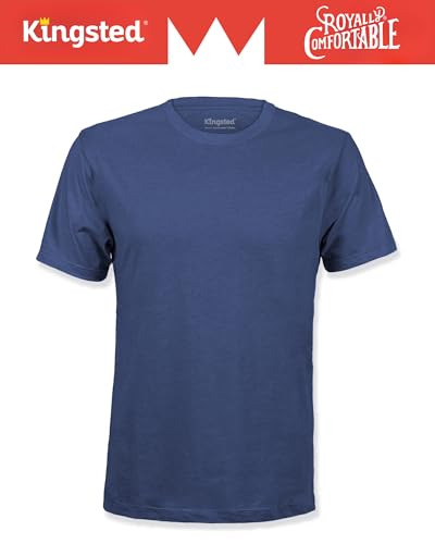 Image of Kingsted T-Shirts for Men Pack - Royally Comfortable - Super Soft Premium Fabric - Well-Crafted Classic Tee