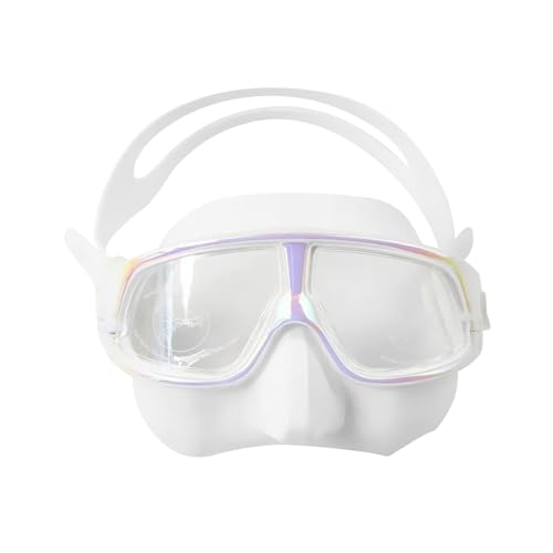 kowaku Maschera Subacquea Occhialini da Sub Occhiali Accessori Scuba Dive Swim Occhialini da Nuoto Occhiali da Snorkeling per Piscina olimpionica, Chiaro