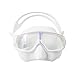 Scuba Diving Mask Diving Goggles Comfortable Gear Equipment Snorkeling Goggles Swimming Goggles for Pool Lap Swimming Surfing, White