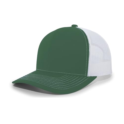 Image of Pacific Headwear Contrast Stitch Trucker Snapback