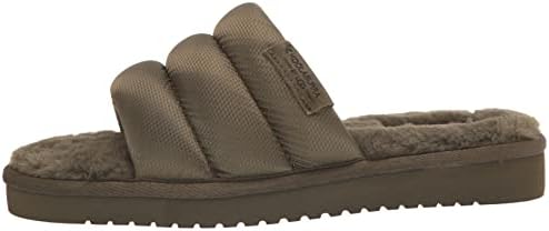 Koolaburra by UGG Men's ROMMIE Nylon Slipper, Dark Olive, 7 | Image 7