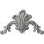 Ekena Millwork ONL18X13X01BE 18 1/2"W x 13 1/2"H x 1 1/2"P Beaded Center Onlay