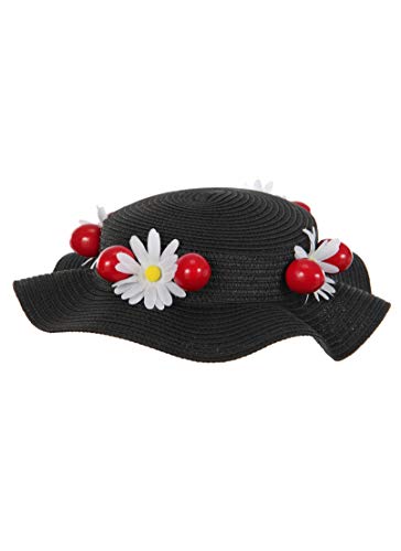 elope Disney Mary Poppins Classic Black Costume Hat