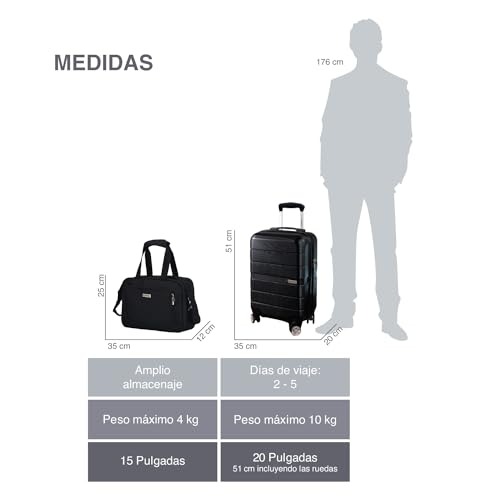 El Mejor Listado de Maleta viajera de esta semana. 18 maleta viajera marca COMPASS (3)