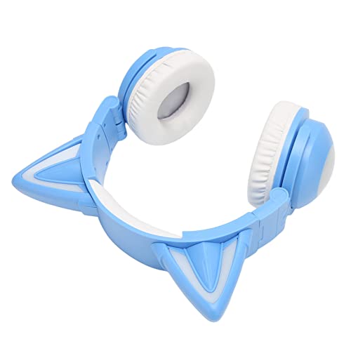 Auriculares Bluetooth con orejas de gato cómodos y ajustables para niños amantes de la música