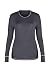 Produktbild Skiny Damen Active Wool Women Shirt Langarm Thermounterwäsche-Oberteil, Grau (Anthracite Melange 4676), 44