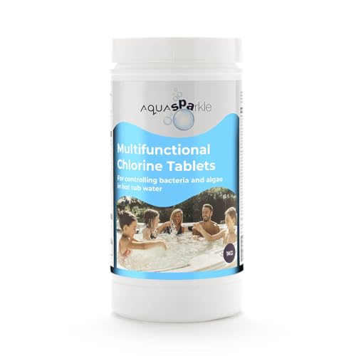 Aqua Sparkle Spa Multifunctional Chlorine 20g Tablets - Tub of 1 Kg
