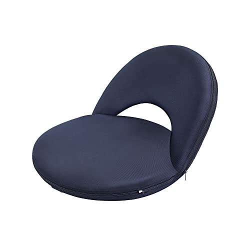 WGOS Stadium Seats, Stadium Seat with Back and Cushion, Bleacher Seats, Stadium Seat Cushion, Stadium Chairs, Stadium Seats for Bleachers (Dark Black, Set of 1)