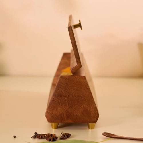 Brick Brown Store Brick Brown® Premium Handcrafted Wooden Masala Box - Image 5