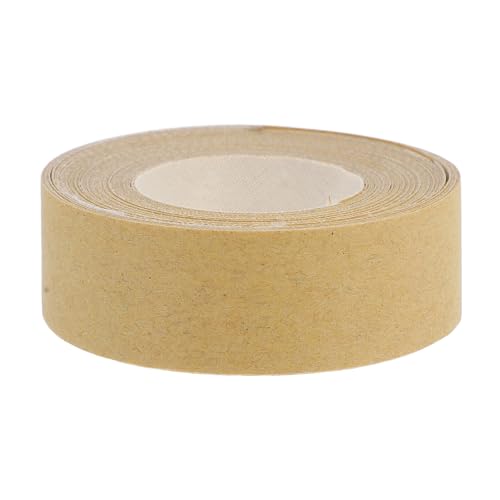 NAMOARLY Bande de Bordure Auto-Adhésive en Tissu pour Abat-Jour Ruban Souple de 5 Mètres Couleur Beige Clair Accessoire de Finition pour Lampe pour Réparation et Bricolage D’Abat-Jour