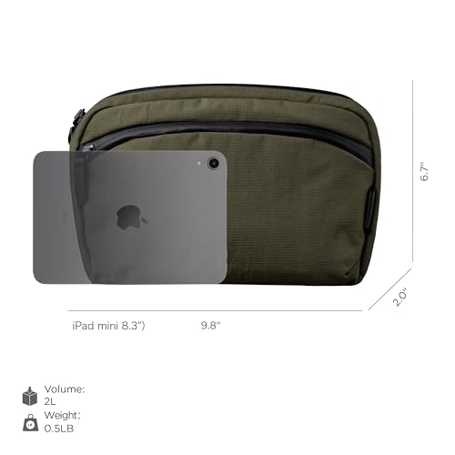 Image of ALPAKA Flight Sling 2L- Small Sling Bag For Men Travel Lightweight,Portable, Packable, with Quick Release Shoulder Strap | Portable
