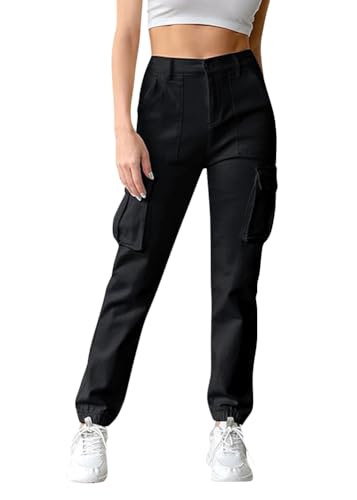 Pantalon cargo femme taille haute pour un confort hivernal total