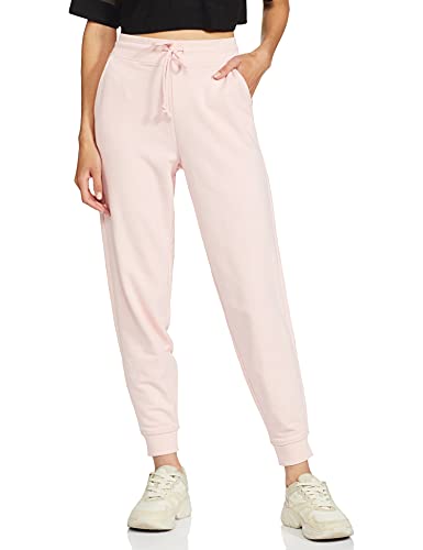 Image of Marks & Spencer Women's Cotton Solid High Rise Regular Fit Jogger