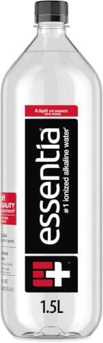 Image of Essentia Bottled Water, 1.5 Liter Bottle; 99.9% Pure, Infused with Electrolytes for a Smooth Taste, pH 9.5 or Higher; Ionized Alkaline Water (Pack of 6)