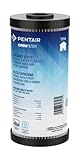 Pentair OMNIFilter TO6 Carbon Water Filter, 10-Inch, Whole House Heavy Duty Dual Layered Pleated Sediment and Carbon Wrap Taste & Odor Replacement Cartridge, 10' x 4.5', 5 Micron