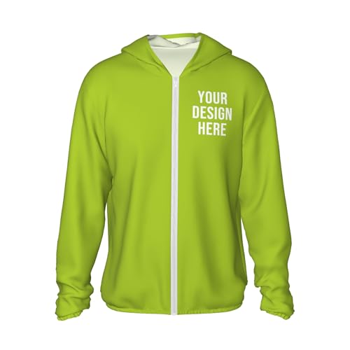 Custom Sun Protection Shirt Add Image Text Logo Personalized Ultra-Thin Long Sleeve Sun Protection Shirt for Men Women