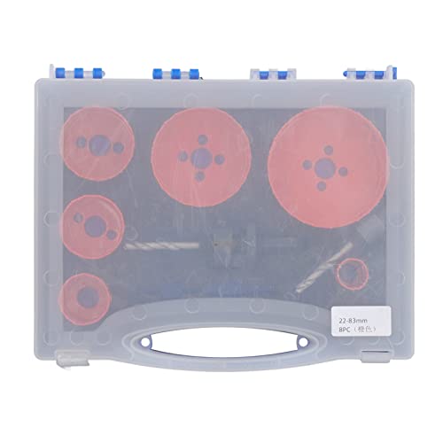Kit 8 Piezas Sierra de Corona HSS con Caja miniatura 6