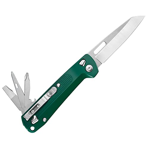 Preisvergleich Produktbild LEATHERMAN Mehrzweckmesser Free K2 Evergreen, LTG832894, Immergrün