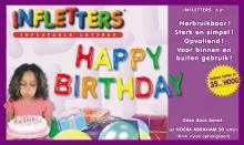 Infletters Inflatable Letters Boxed Set “Happy Birthday”