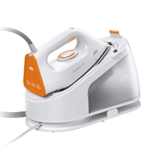 Braun CareStyle 1 Pro IS1511WH, Centro de Planchado con Tecnología FreeGlide 3D, Revestimiento...
