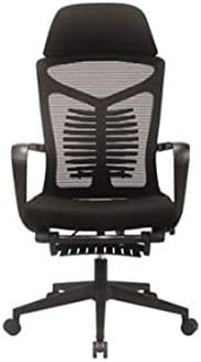 Silla de computadora, silla giratoria para oficina en casa, respaldo de masaje, respaldo alto de malla, reclinable plano (estilo 1)