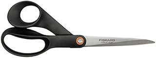 Fiskars Nożyczki do papieru, 17 cm, Functional Form, Długość całkowita: 17 cm, Stal/ tworzywo sztuczne, Białe, 1020413