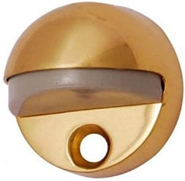 Adonai Hardware High Brass Door Stopper (Polish Lacquered) (Supplied as 4 Pieces per Pack)